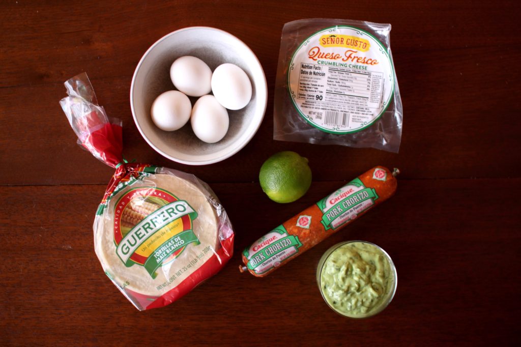 Chorizo Breakfast Tacos Recipe