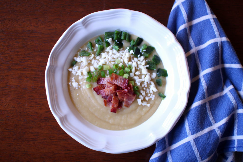 Potato Poblano Leek Soup Recipe