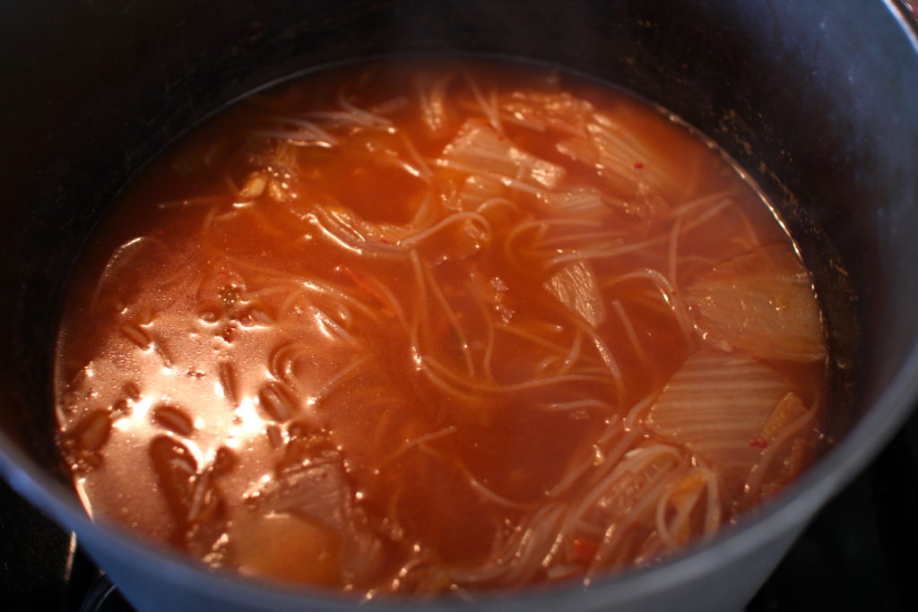 Kimchi Noodle Soup