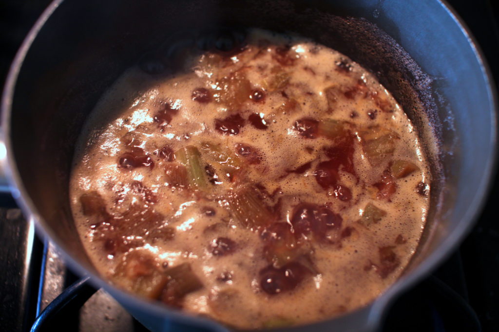 Rhubarb-Blood Orange Compote