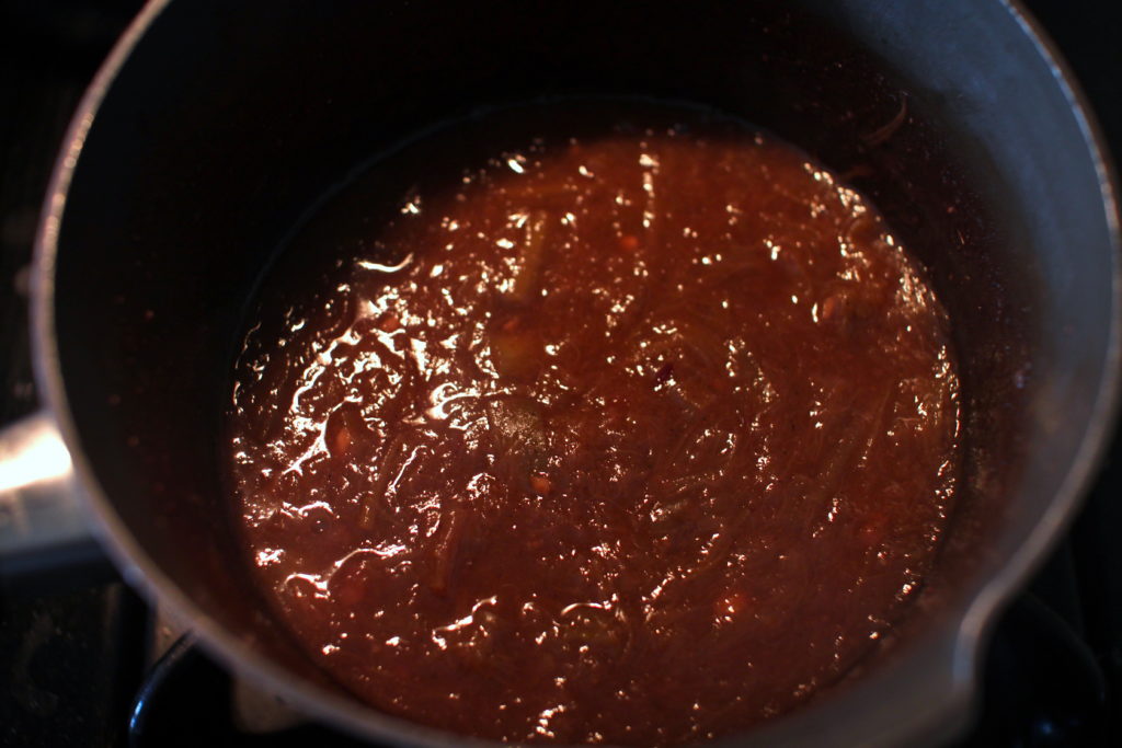 Rhubarb-Blood Orange Compote