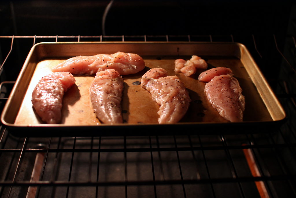 Chicken in the oven