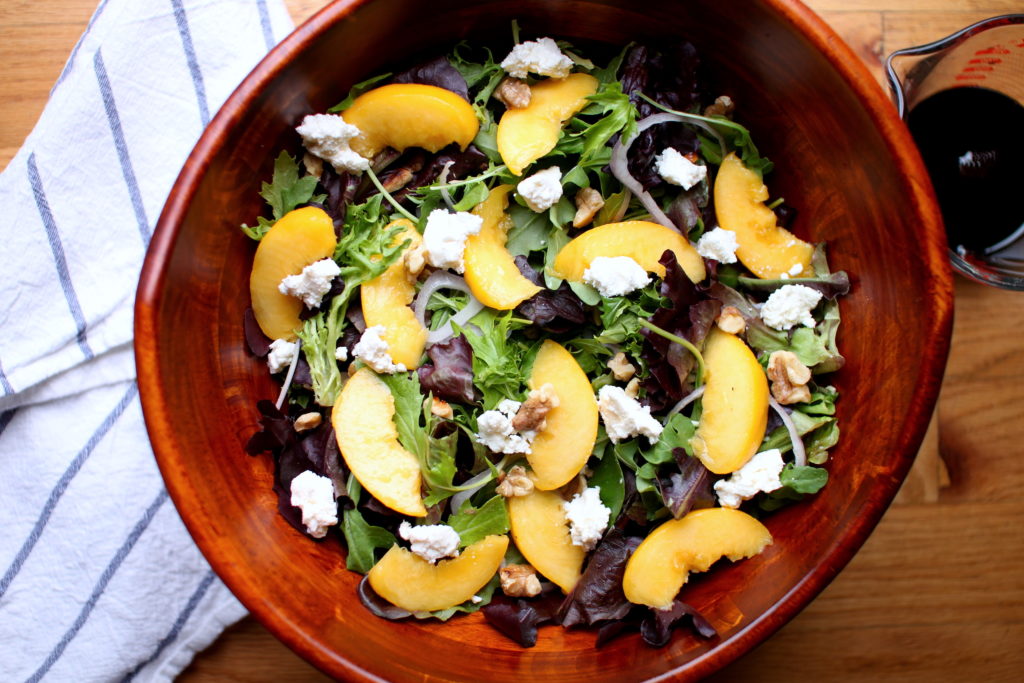 Balsamic Peach Salad