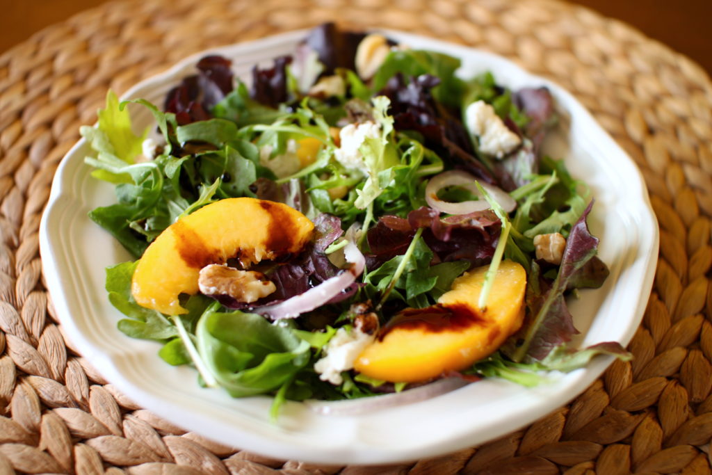 Balsamic Peach Salad