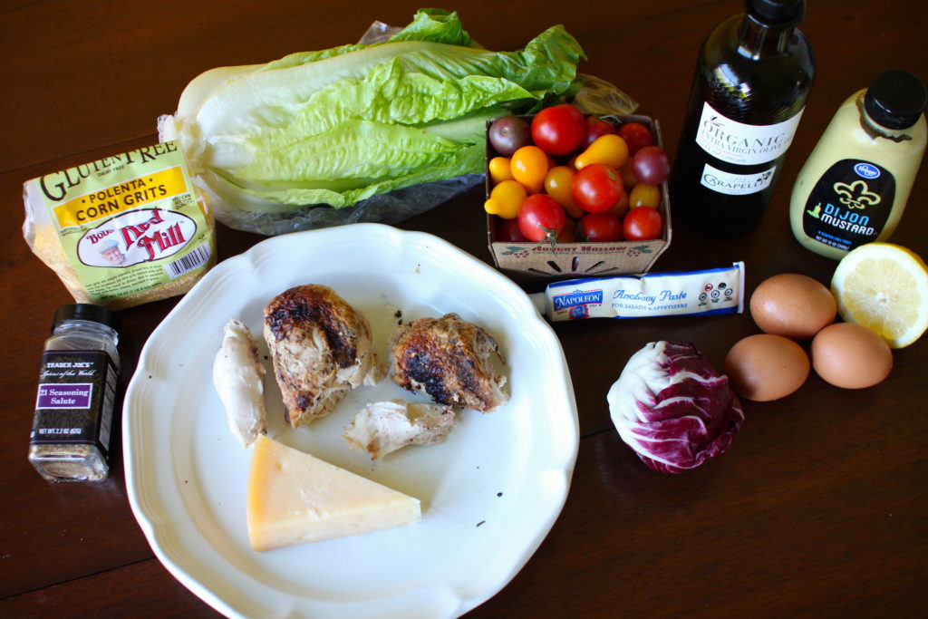 Chicken Caesar Salad ingredients