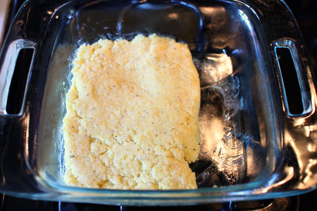 Garlic polenta