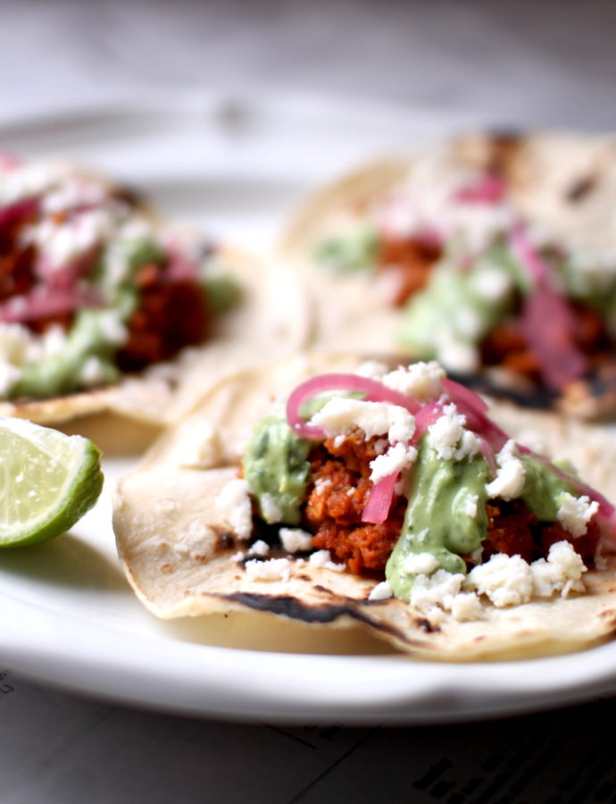 Chorizo Breakfast Tacos