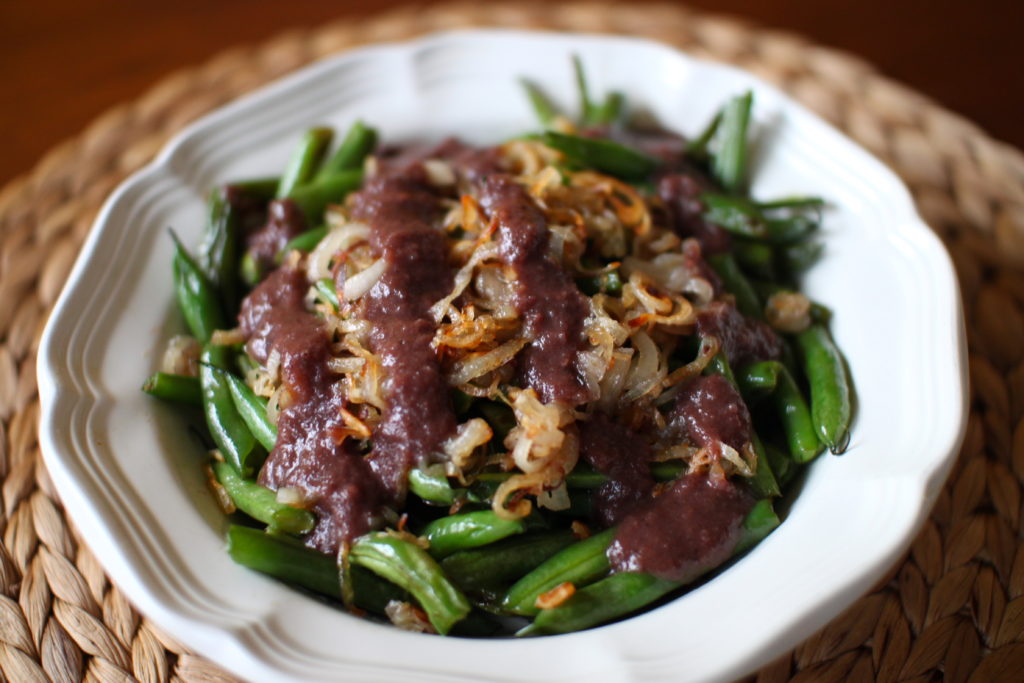 Green Beans with Caramelized Shallots Recipe