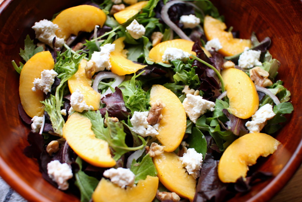 Balsamic Peach Salad