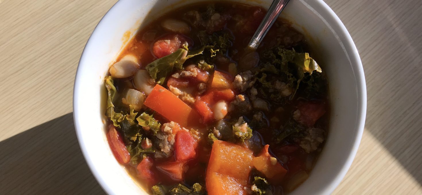 Spicy Sausage Tuscan Soup