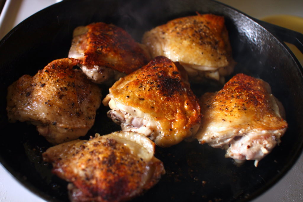 Crispy Chicken Thighs