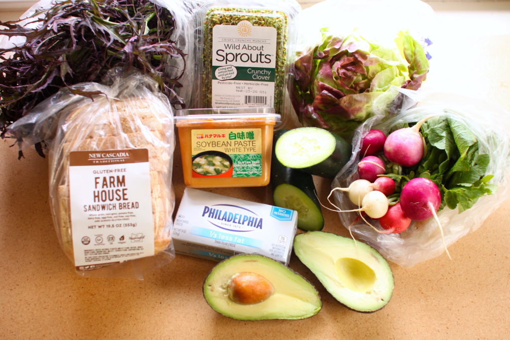 veggie sandwich ingredients