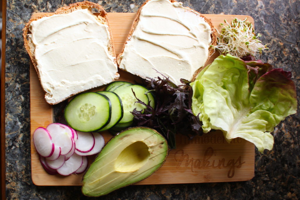 veggie sandwich ingredients
