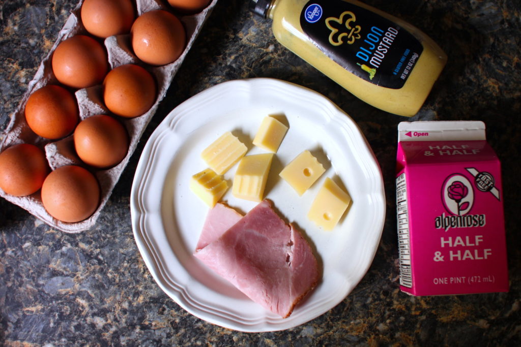 Ham and Swiss Omelet ingredients