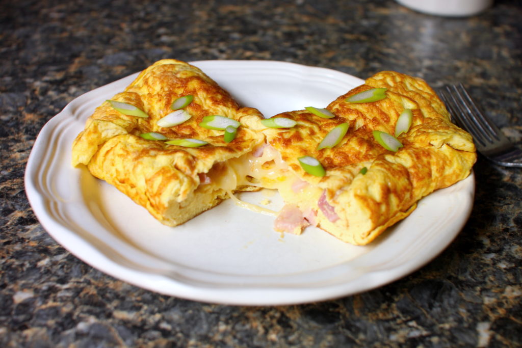 Ham and Swiss Omelet