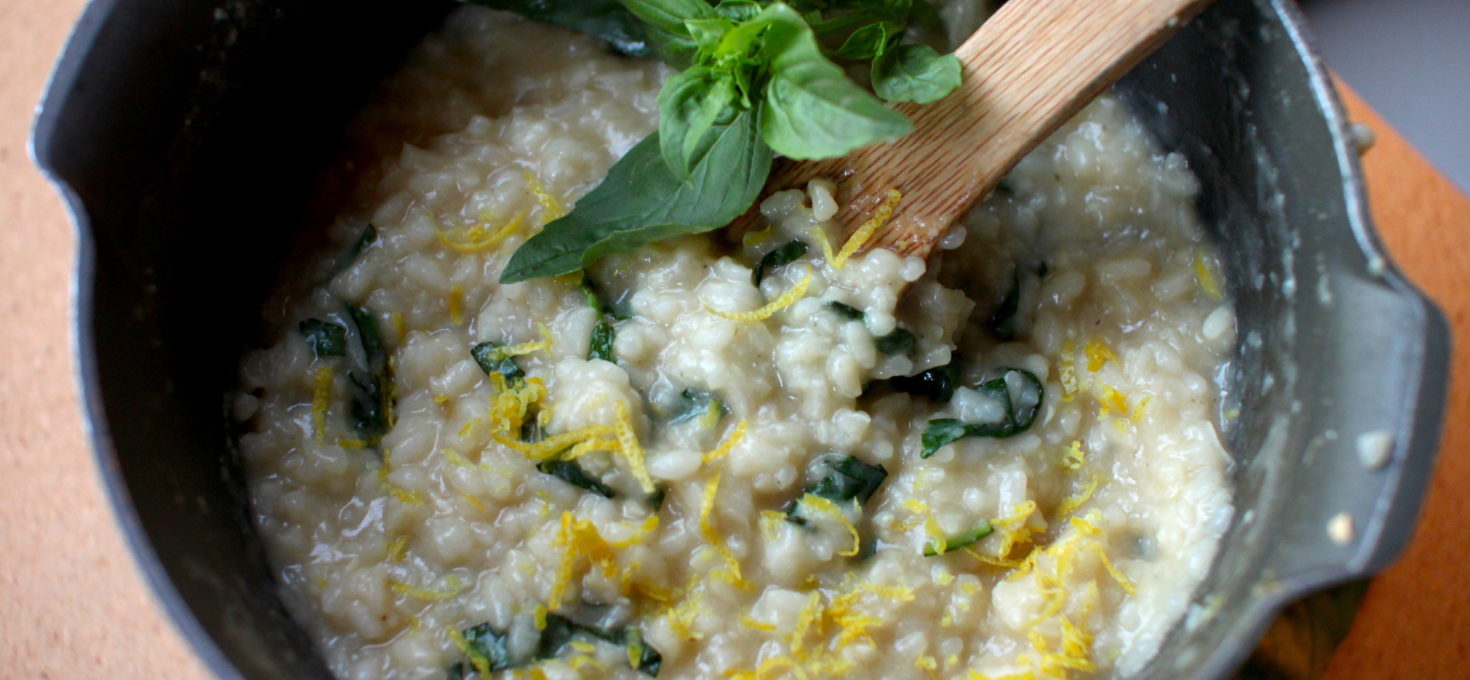 Lemon Basil Risotto