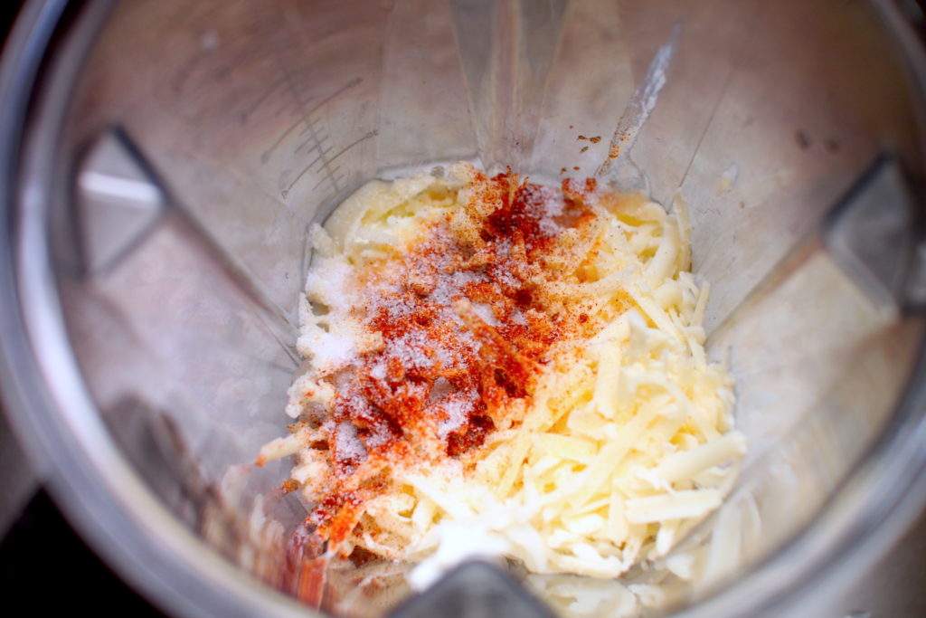 Cheesy egg mixture