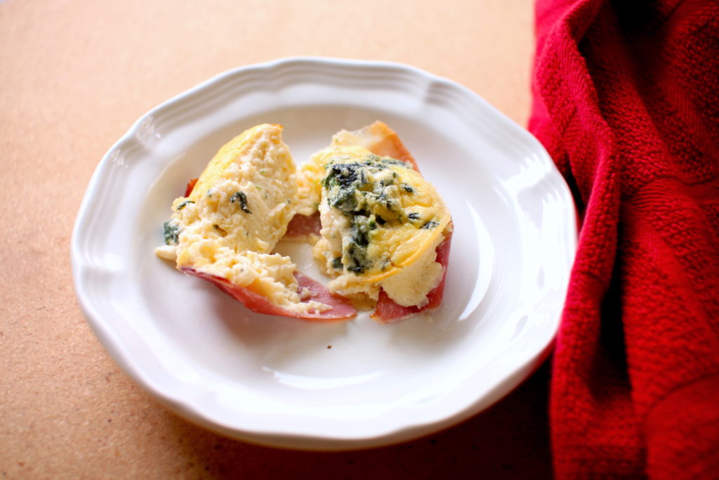 Cheesy Prosciutto Egg Bites