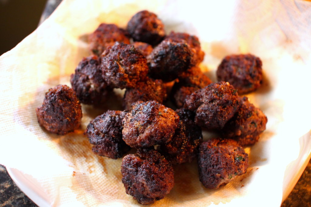 Gluten-Free Meatballs cooked