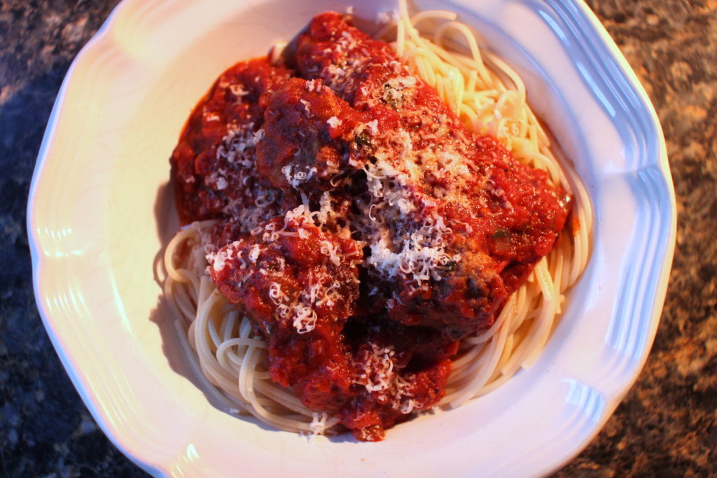 Gluten-Free Meatballs and Spaghetti