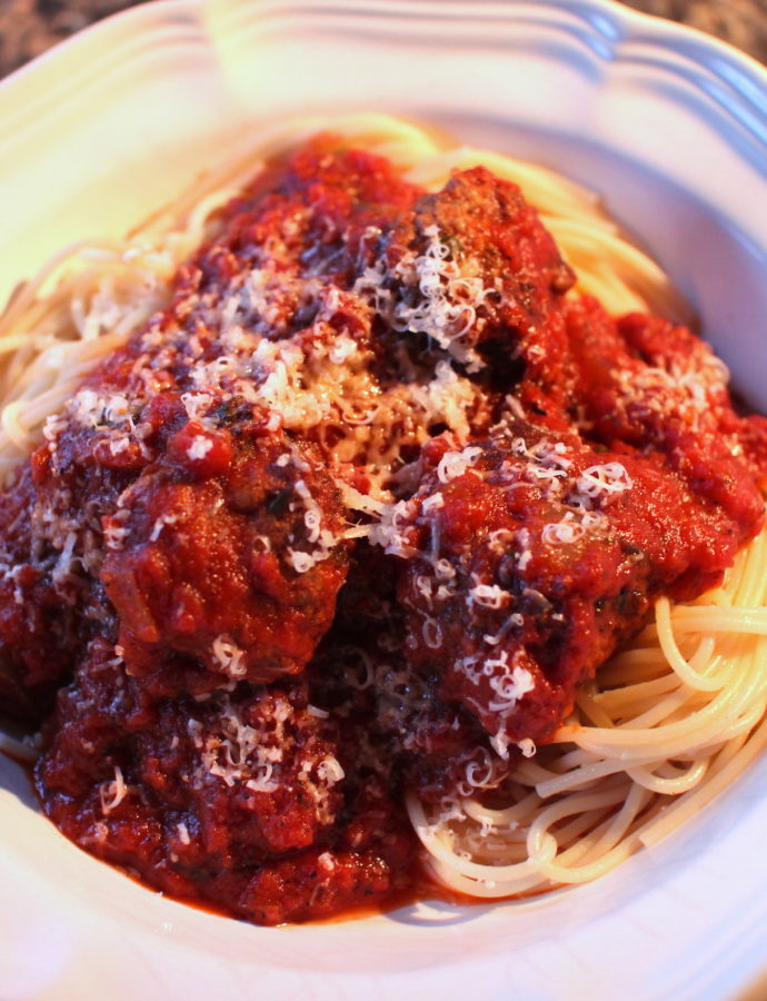 Gluten-Free Meatballs and Spaghetti